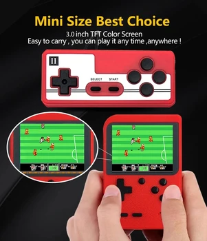 2021 Naujas Gameboy Nešiojamas Mini Retro Žaidimų Konsolės Kišeniniais Žaidimų Žaidėjas 3,0 Colių 400 Žaidimų, 1 Kišenėje Žaidimų Konsolės Vaikams Dovanų