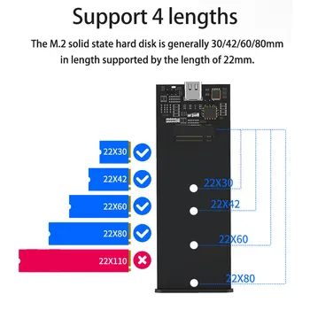 Blueendless NVME M. 2 SSD atveju usb Tipo c port USB 3.1 SSD talpyklos 10Gbps M. 2 NVME/NGFF SATA Kietąjį Diską Atveju HDD talpyklos