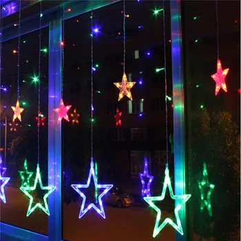 LED Kalėdų Žiburiai Kalėdų Dekoracijas LED Star Langą String Žibintai Pasakų Žibintai Kerst Decoratie Luces De Navidad Kerst