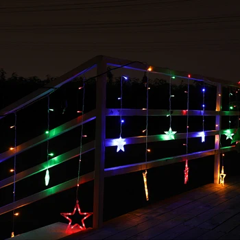 LED užuolaidų šviesos eilutę saulės energija lauko vandeniui šviesos eilutę Kalėdų vestuvių gyvenimo kambario, miegamasis sodo puošmena