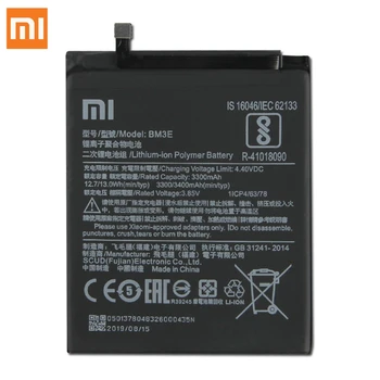 Originalaus Akumuliatoriaus BM3E Už Xiaomi 8 MI8 M8 Originali Telefono Baterija 3400mAh