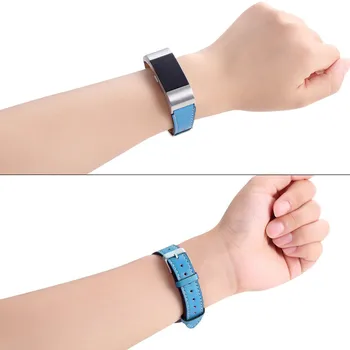 Pakeitimo Originali Minkštas Veršiuko Oda juostų Klasikinis Žiūrėti Juosta riešo Dirželis Puikiai tinka Fitbit Mokestis 2 watchband