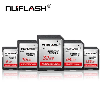 SD Kortelė 64 GB 16 GB 32 GB, 128 GB Class 10 Atminties Kortelę tarjeta micro sd usb Flash TF Card 128 gb