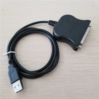 USB DB25 25Pin Vyrų ir Moterų Spausdintuvo Lygiagretusis Prievadas, IEEE 1284 LPT Adapteris Keitiklio Kabelį, Laidą 0,8 M