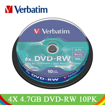 Verbatim DVD Diskų, DVD-RW diskas 4,7 GB 4x Bluray Prekės Perrašomieji Media Disc DVD Diskų Tuščia Tuščia Daug D Diskai