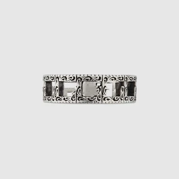 1:1 sterlingas sidabro s925, raidė žiedas, originalus LOGOTIPAS klasikinis mados apakinti nemokamas pristatymas papuošalai atostogų dovanų