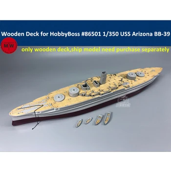 1/350 Masto Medinių Denio HobbyBoss 86501 USS Arizona BB-39 1941 Laivo Modelį CY350046