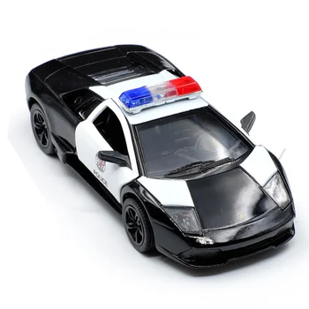 1:36 LP Gpgb Policijos Diecast Metal Automobilių Žaislas Traukti Atgal Lydinio Modelis Vaikams, žaislai, automobilių Dovana