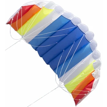 1.4 M Dukart linija Rainbow Modelis Paraglider Minkštas Rūšių Aitvaras Vaikų Lauko žaidimų Rinkinys Nailono Kite Kite Tinklelio Linija