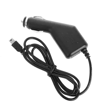 1.5 5V Automobilio Mini USB Įkroviklis Adapteris Kištuko Laido DVR GPS Priedai