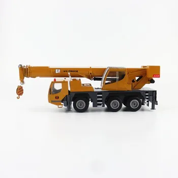 1:50 lydinio modelio vaikų žaislas modeliavimas automobilių sunkiųjų kėlimo kranu, transporto inžinerijos, transporto priemonės dovanų dėžutėje