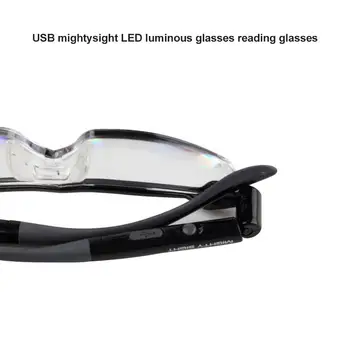 1.6 X Mighty Juvelyras Watchmaker Didinamąjį Akinius Didinamąjį Lankelis Akinius Didinamąjį Akiniai LED Šviesos Remontas Presbyopia
