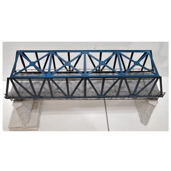 1:87 HO Masto Geležinkelio Scenos Dekoracija Tiltas Tinklo Geležinkelio Tilto Modelis Smėlio Lentelė Pastato