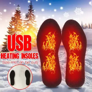 1 Pora USB Elektra Šildomas Batų Vidpadžiai Kojų Pėdų Šildytuvas Žiemą Šilčiau Žiemą Laikyti Šiltai Pėdų Batų Vidpadžio Batai Batai Šildytuvas