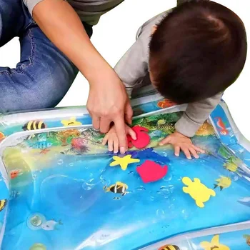 1 Vnt Kūrybos Dvejopo Naudojimo Žaislai, Kūdikių Pripučiami Patapšnojo Trinkelėmis Vandeniu Kilimėlis Patapšnojo Žaisti Trinkelėmis Pagalvėlių, Žaislų, Ankstyvojo Ugdymo NSV775