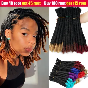 10 Colių Spalvingi, apipinti plaukų Afro Rankų darbo Drei Nėrimo Plaukų Didmeninė Sintetinių Ombre Plaukų Pynimo Juoda moterų