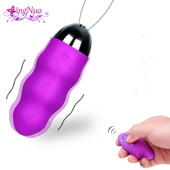 10 Greičio Moterų Vibruojantis Kiaušinis USB Įkrovimo Sekso žaislai Moteris belaidžio klitorio vibratorius ir Nuotolinio Valdymo Suaugusiųjų Sekso Žaislas Parduotuvė
