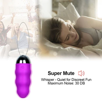 10 Greičio Moterų Vibruojantis Kiaušinis USB Įkrovimo Sekso žaislai Moteris belaidžio klitorio vibratorius ir Nuotolinio Valdymo Suaugusiųjų Sekso Žaislas Parduotuvė