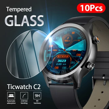 10 Vnt 9H Premium Grūdintas Stiklas Ticwatch C2 E2 S2 Smartwatch Screen Protector, Plėvelė, Priedai Tic žiūrėti C2 E2 S2