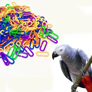 100 Vnt Paukštis Narve Žaislas Plastiko C Įrašus Kabliukų 