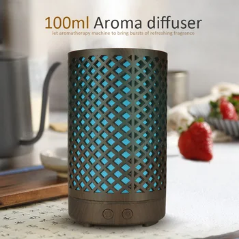 100ML Bambuko Oro Drėkintuvas eterinis Aliejus Difuzoriaus aromatinės Lempos Aromaterapija Elektros Aromato Difuzorius Rūkas Maker
