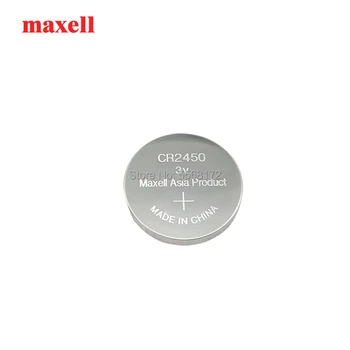 100vnt Originalus Maxell CR2450 Mygtuką Baterijos 3V gm automobilių klavišą žiūrėti žaislas mygtuką elektroninės svoris masto gliukozės matuoklis
