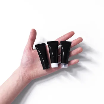 10g Black Tuščias Kosmetikos Konteinerių 10ml Plastikinių Butelių Makiažas Akių Kremas Losjonas Pakuotė Soft Tube Didmeninė Nemokamas Pristatymas