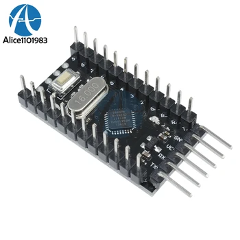 10VNT ATMEGA168P 168P Pro Mini ATMEGA168 16MHz įkrovos tvarkyklę Microcontrol Valdybos Arduino 5V 16M Modulis Pakeisti Atmega328
