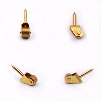 10VNT/DAUG Metalo 1:12 Miniatiūriniai Skriemulys Auksinio Rato 