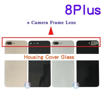 10vnt Galinio Stiklo iPhone 8 8G 8 Plus X XR XS XS Max 11 Pro Max Atgal Korpuso dangtis, Baterijos Dangtelis Galinio Stiklo Su Fotoaparato Objektyvą