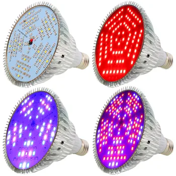 (10vnt/Lot) Visą Spektrą 100W LED Grow Light IR Augti UV LED Lempos Augalų Patalpų Hydroponics Šiltnamio efektą sukeliančių Apšvietimo Spalvos Keitimas