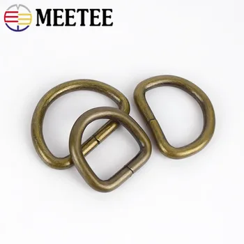 10vnt Meetee 20/25mm O D Žiedais Metalo Sagtis Šunų Antkaklis Maišelis Diržo austinių diržų Užsegimas 