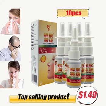 10vnt/partijos nosies purškalas lėtinis rinitas, sinusitas natūralūs Kinų medicinos komponentų purškimo rinitas, nosies priežiūros