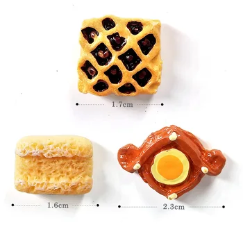 10vnt Pusryčiai Duona Šaldytuvas magnetas animacinių filmų maisto lenta lipdukas Derva, Šaldytuvas Magnetai Namų PASIDARYK pats Apdailos Reikmenys