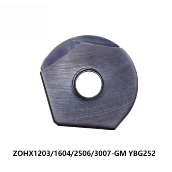 10vnt ZCC ZOHX Tekinimo Frezavimo Cutter ZOHX1203-GM ZOHX1604-GM ZOHX2506-GM ZOHX3007-GM YBG252 Karbido Pjovimo Įdėklai, Tekinimo Įrankiai
