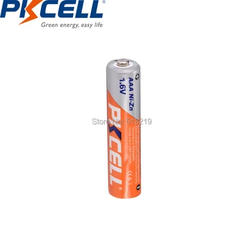 12PCS PKCELL 1.6 V baterijos AAA 900mWh 3A NIZN Akumuliatoriai aaa NI-ZN AAA baterijas ir 3PCS baterijų Laikiklis dėžutė