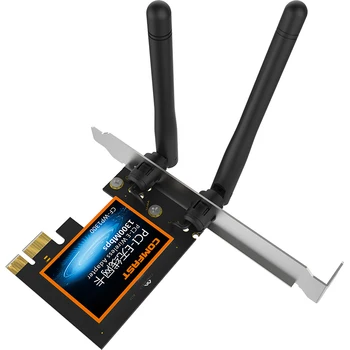 1300Mbps Wireless-AC RTL8822 PCI Express PCi-e Darbalaukio WiFi Adapteris, 802.11 b/g/n Gigabit PCI Belaidžio Tinklo Kortelė Win7 8 10