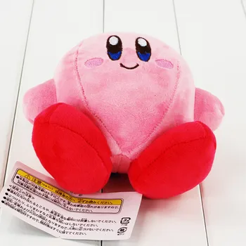 13cm Kirby Pliušinis Žaislas Rožinis Kirby Žaidimo Veikėjas Minkšti Kimštiniai Lėlės