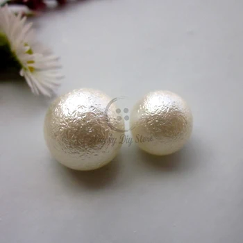 144pcs 12mm/ 10m pusėje skylė raukšlių kamuolys pearl dekoratyvinis siuvimo mygtukus 