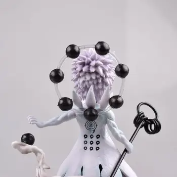 14cm Anime NARUTO Uchiha Obito Pav Žaislai Rikudousennin PVC Veiksmų Skaičius, Žaislų Kolekcijos Lėlės Modelio Dovana