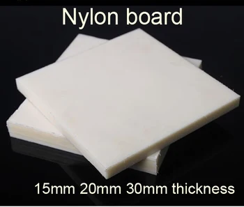 15mm 20mm storis 30mm kreminės baltos spalvos Nailono valdybos Nailono plokštė Poliamido PA lakštas, izoliacinės medžiagos