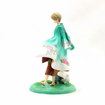 17CM Natsume Yuujinchou Pav PVC Veiksmų Anime Kolekcionuojamos Lėlės Modelis, Žaislai Vaikas Dovana Natsume Guizhi Mažai Fox Pav.