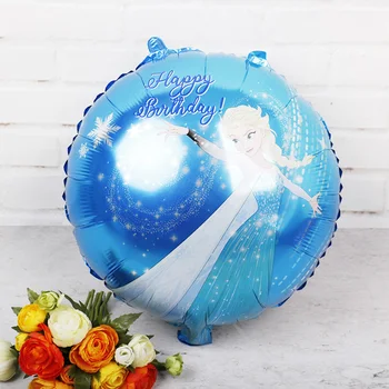 18inch Naujas Disney užšaldyti princesė folija balionai 30pcs baby shower mergina Elsa Anna balionas Gimtadienio dekoracijos vaikams