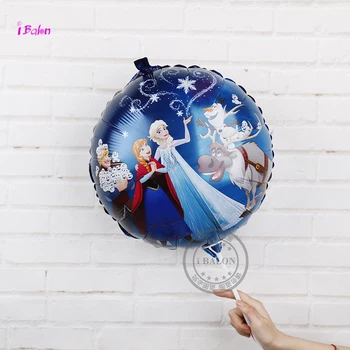 18inch Naujas Disney užšaldyti princesė folija balionai 30pcs baby shower mergina Elsa Anna balionas Gimtadienio dekoracijos vaikams