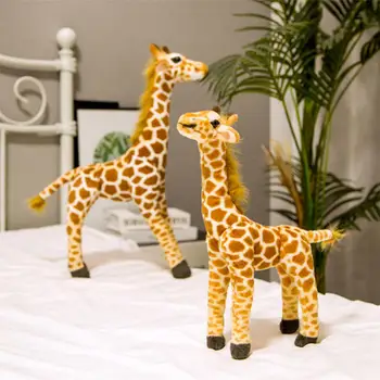 1pc 36-55cm Modeliavimas Žirafa, Pliušinis Žaislas, Minkšti Mergina Minkštas Realiame Gyvenime Elnias Gyvūnų Lėlės Namų Reikmenys Kūdikis, Vaikas, Gimtadienio Dovana