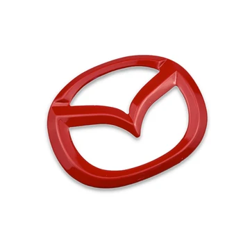 1pc 3D Automobilių Vairo Emblema Lipdukai Stilius Už Mazda Ženklelis Atenza Axela CX4 CX5 Auto Interjero Logotipą, Lipdukai, Aksesuarai