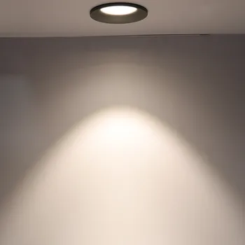 1pcs Turas Lanko Pritemdomi Embedded) Anti-glare Led, COB Lubų Nišoje downlight 7w 12w LED siena plauti šviesos Hotel Villa Apšvietimas