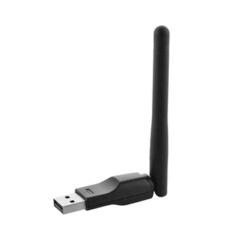 2.4 G 150M Belaidis USB Wi-fi Adapteris 2DB Wifi Antenos WLAN Tinklo plokštė USB WiFi Imtuvas RT5370 Mikroschemą Laimėti 10 VNT