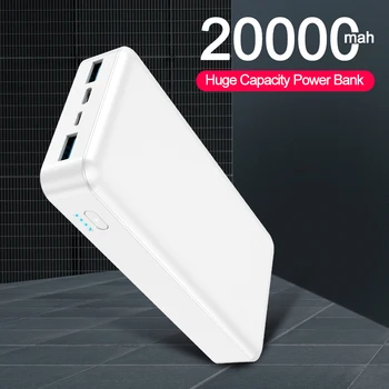20000mAh Galia Banko Nešiojamų Dual USB Įkroviklis Powerbank 