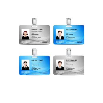 200pcs/2 dizaino pasirinktinį pavadinimą kortelės plastiko 0.76 mm storio darbuotojas verslo brūkšninių kodų kortelę su blizgus paviršius